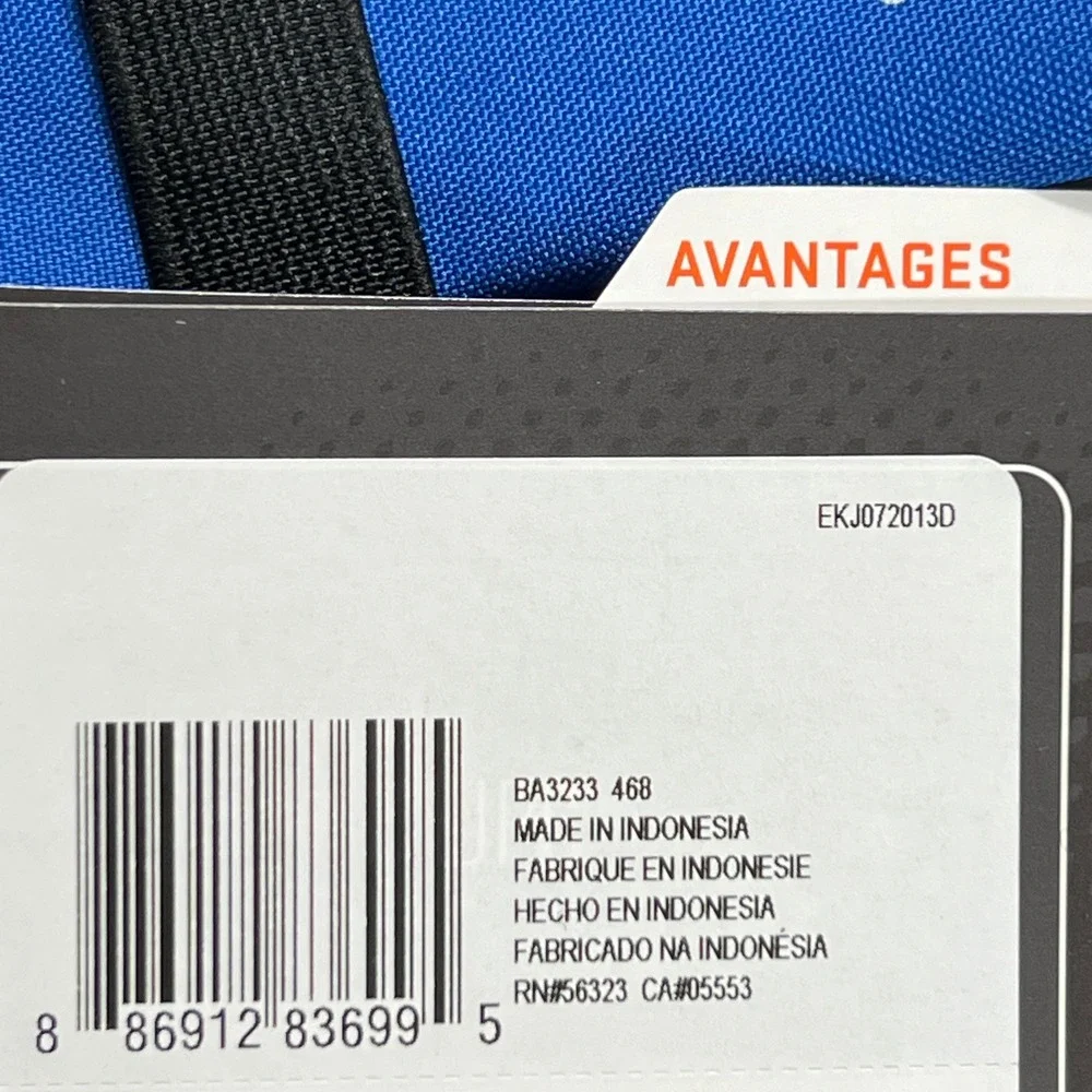 Nike Team Training Duffel Bag Unisex Medium Blue Black Vintage NWT